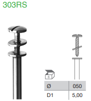 Busch HP Disc Mandrel 0.50mm