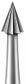 BUSCH 5 POINTED CONE BUR