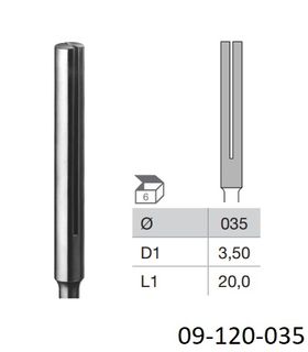 Busch Mandrel - Emery Parallel 3.5mm