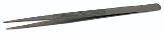 Tweezers - Bright S/Steel - 160mm, 1.2mm Tip