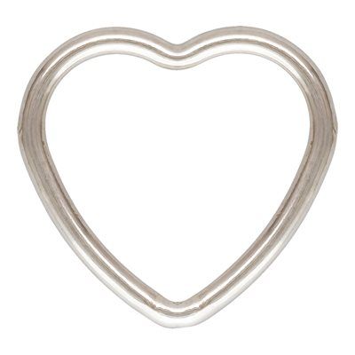 Jump ring - Silver Heart 10mm