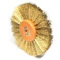 CIRCULAR BRASS WIRE BRUSH 80MM