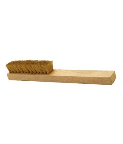 Hand Brush Brass 4 Row