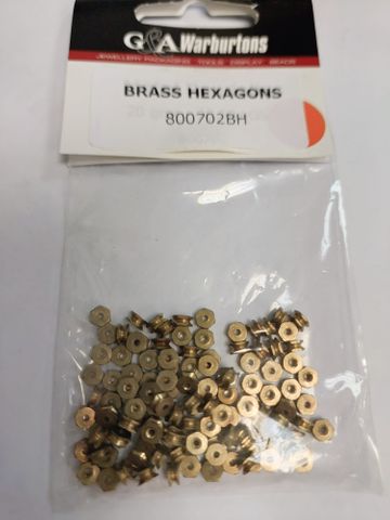 BRASS HEXAGONS