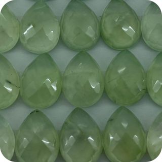 Prehnite - Green Pear 12mm x 16mm