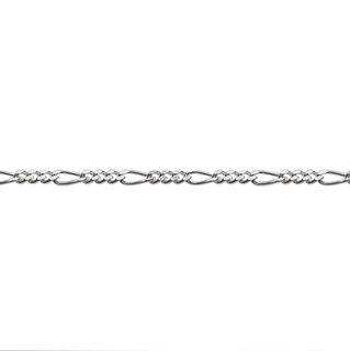 Chain Precut - Sterling Silver Figaro size: 2.8mm