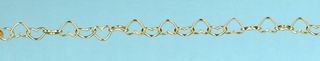 Chain - 14/20GF Heart link size: 4x3mm