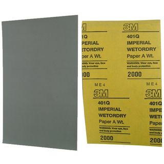 3M WETORDRY PAPER 401Q - 2000 GRIT