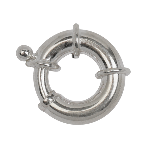 Silver Heavy Bolt Ring