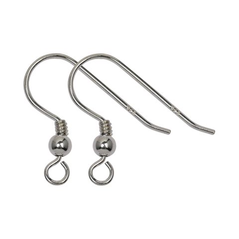 Shepherd Hooks Beads- Sterling Silver 18.5mm