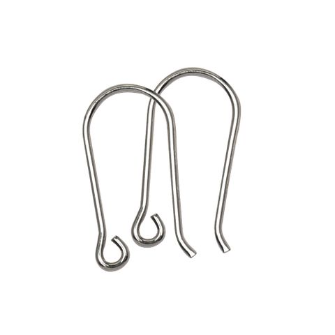 Shepherd Hooks Open - Sterling Silver 15mm