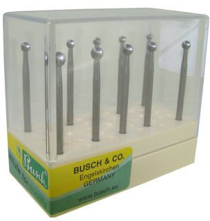 Busch 1 Round Bur Set of 10 - 2.7 - 4.2mm