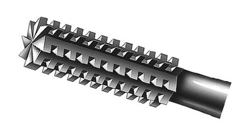 BUSCH 36 CROSS CUT FISSURE SQUARE BUR