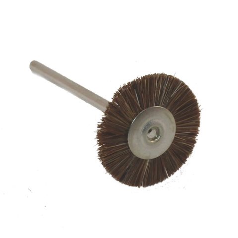 GOAT HAIR BRISTLE BRUSH 21MM BROWN - MEDIUM