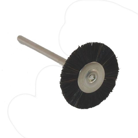 Black Bristle Brush 22mm - HARD