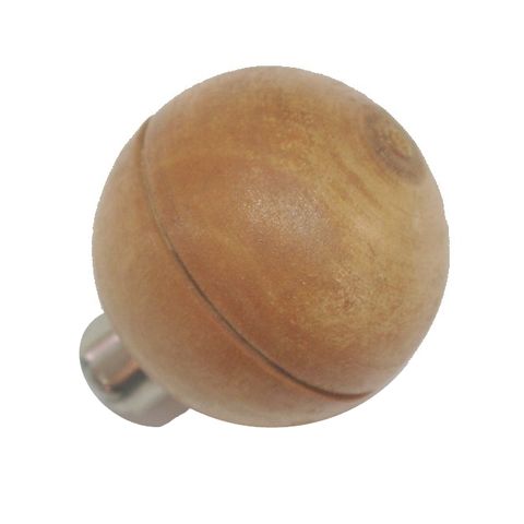 WOODEN HANDLE BALL SHAPE