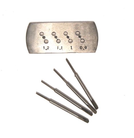 TAP & DIE SET 0.9MM - 1.2MM (INDIA)