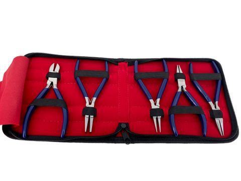 ECONOMY PLIERS SET WITH CASE (5 PCS)