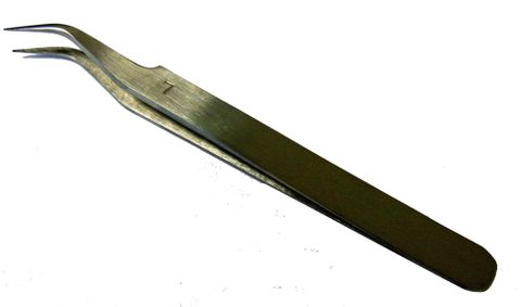 TWEEZERS S/STEEL CURVED NON-MAGNET No.7