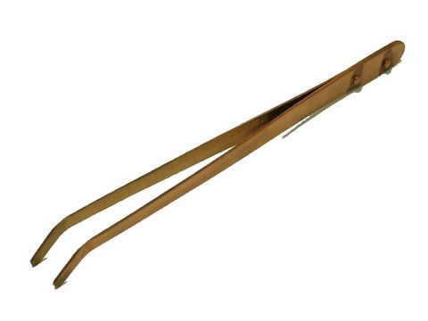 COPPER TWEEZER CURVED END