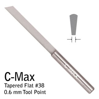GRS Graver C-Max Tapered Flat #38 0.6mm