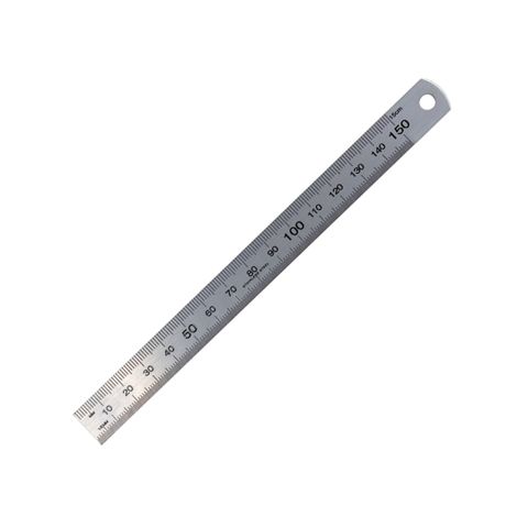 STAINLESS STEEL 6" / 150MM RULER