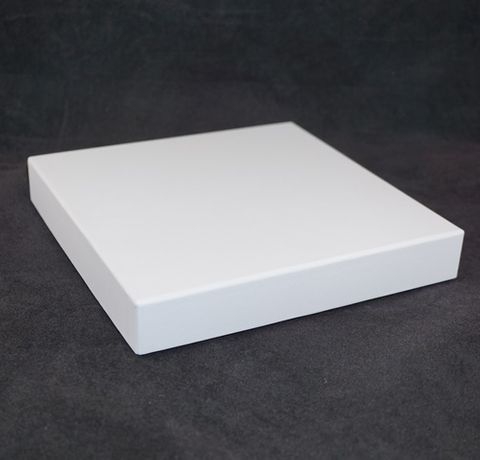 CB20 - NECKLACE BOX WHITE CARDBOARD WHITE PAD