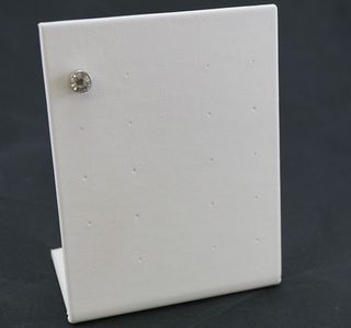 Stud Earring Display Stand Vinyl White