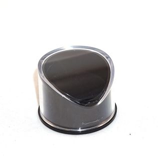 PR-RING BOX RND BLK BASE BLK PAD CLEAR LID (1 DOZ)