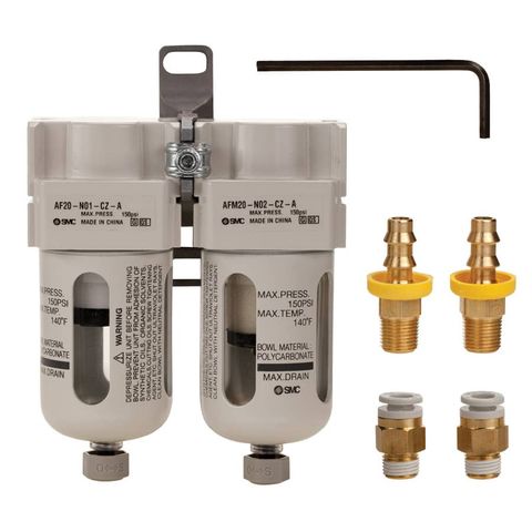 GRS Metric Coalescing Air Filter / Oil-Removal Kit