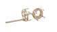 9ct Yellow Round Studs