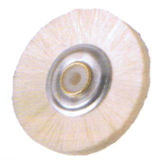 Lathe Brush 50mm White -Soft
