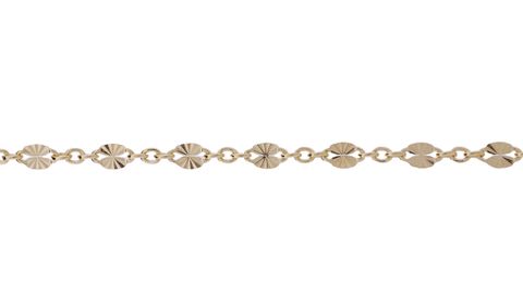 Chain - Starburst 3/1 Gold Filled /1M