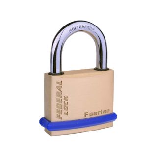 Solid Brass Padlock R75 + Seal + MK Over