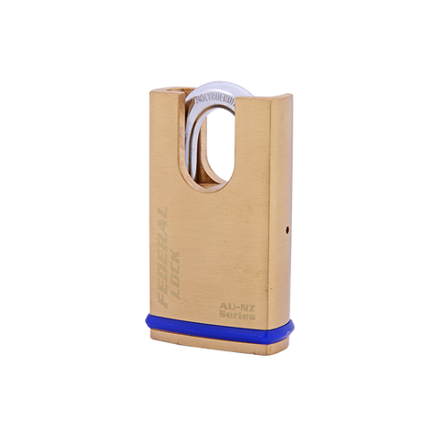 Solid Brass Protected Shackle Padlocks