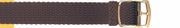 18MM BROWN PERLON WATCH STRAP