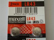 MAXELL LR43 (186) BATTERY