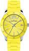 J-L WATCH, 37MM, STEEL, YELLOW SILICON S