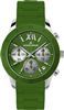 J-L CHRONO, 37MM, STEEL, GREEN SILICON S