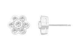 PR SILVER E/RINGS made with Swarovski Zirconia