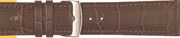 18MM DARK BROWN ALLIGATOR-GRAIN STRAP (613R)