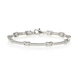 SILVER SWAROVSKI BRACELET (0.35CT)