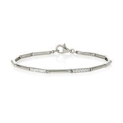 SILVER SWAROVSKI BRACELET (1.00CT)