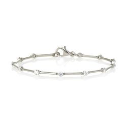 SILVER SWAROVSKI BRACELET (2.40CT)