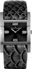 J-L LADIES WATCH, STEEL, LEATHER STRAP