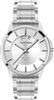 J-L GENTS WATCH, WHITE DIAL, STEEL BAND