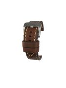 22MM BROWN SADDLELEATHER STRAP (319R)