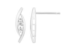 PR SILVER E/RINGS made with Swarovski Zirconia
