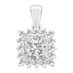 SILVER SWAROVSKI PENDANT
