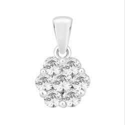 SILVER SWAROVSKI PENDANT